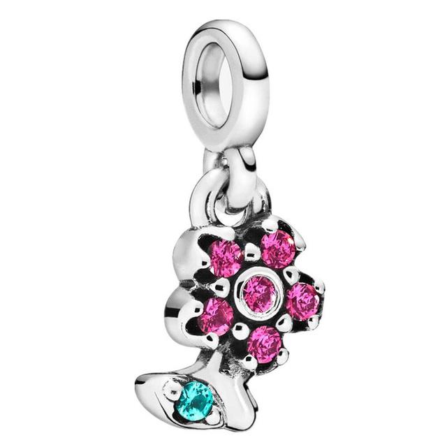 925 Silver Me Series Starfish Moon Pineapple Small Charms Pendant Beads Fit Original Fashion Me Armbånd Dame Smykker DIY