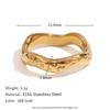 MamacitaSlay Unique Stainless Steel Square Ring Party Design Waterproof Jewelry 2025 New Trendy Accessories High Quality Gift