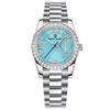 PAGANI DESIGN Damen-Uhr 32MM Wasserdicht Edelstahl mit Diamant-Zifferblatt und Kalender