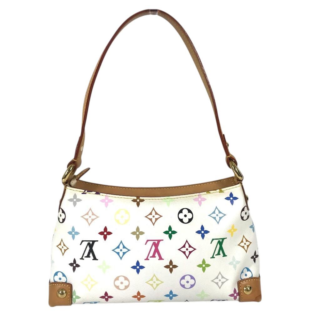 Louis Vuitton M40098 MonogramMulticolore Eliza Shoulder Bag Hand Bag Blanc White