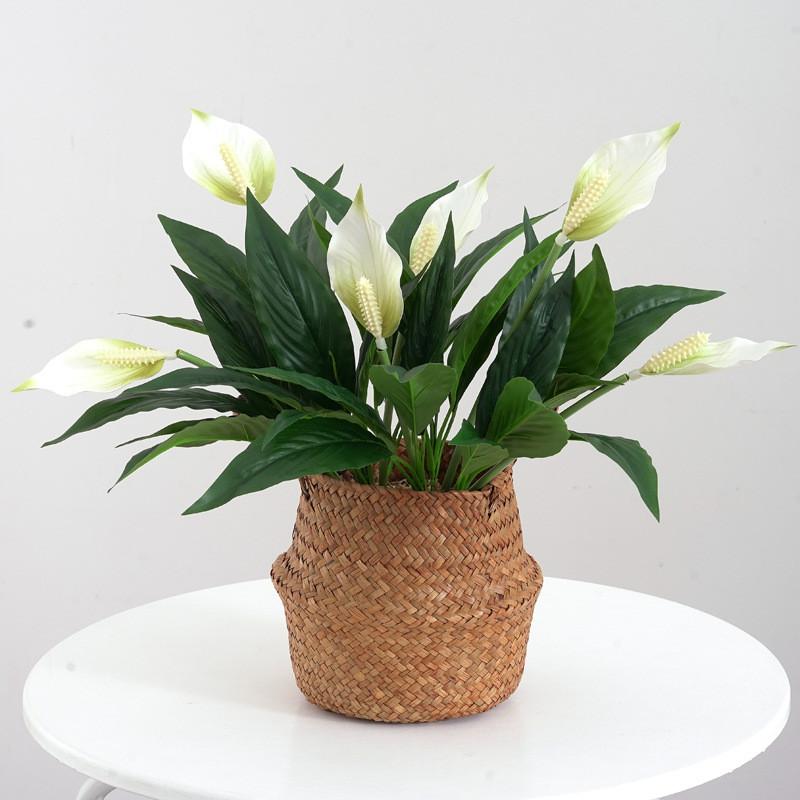 Artificial Plant Spathiphyllum Bouquet Suitable For Daily Decoration Home