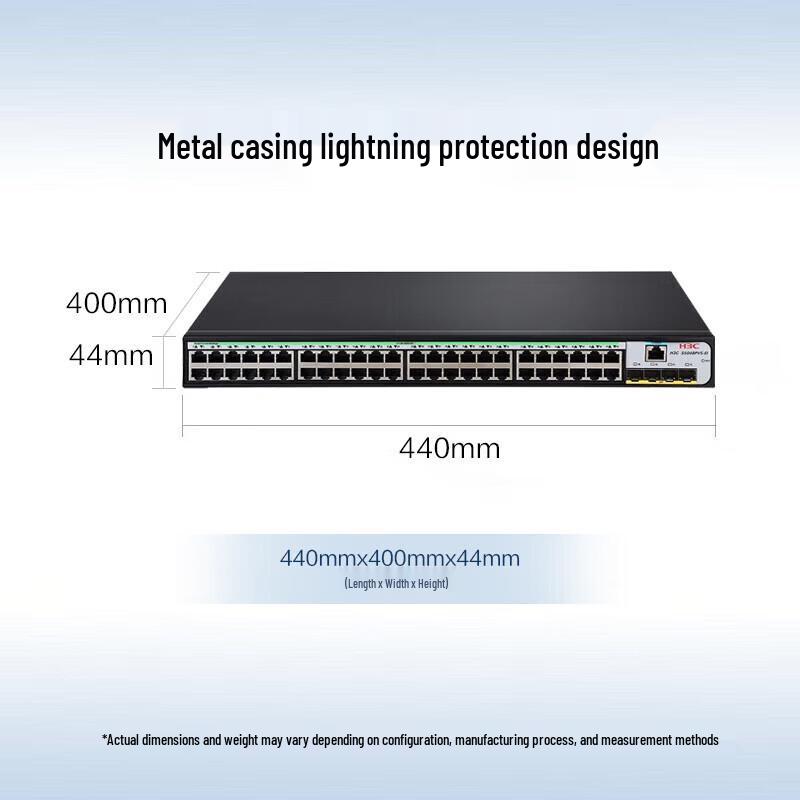 H3C S5048PV6-EI 48-Port Full Gigabit Managed Layer 2 Enterprise Switch