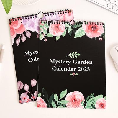 Kalendarz Mystery Garden 2025, Kalendarz Rodzinny na Prezent, Notatki Daty Lista Rzeczy do Zrobienia