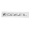 ABS Kofferraum Heck Logo Plakette Emblem Aufkleber für Mercedes Benz S-Klasse W126 W140 W220 W221 W222 300SEL 500SEL 560SEL 600SEL AT1