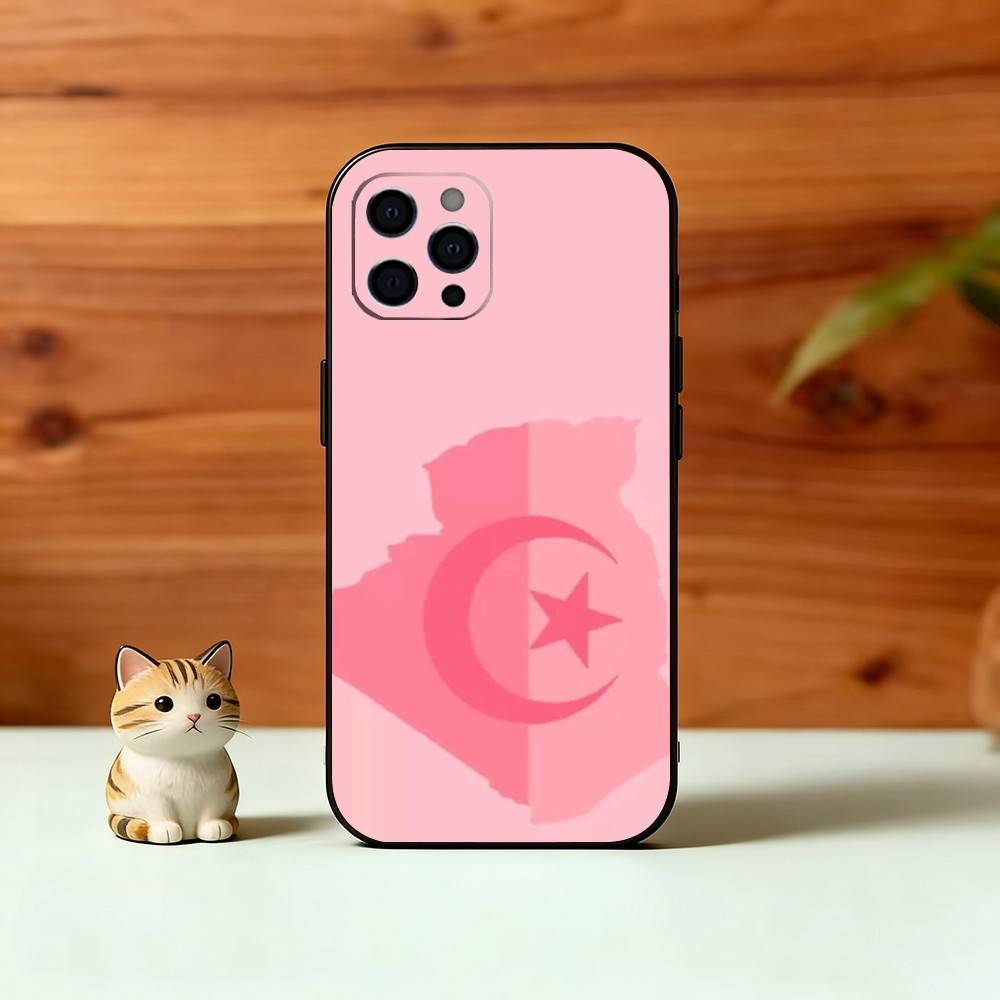 A-Algeria F-Flag Phone Case Silicone Soft For IPhone 17 16 15 14 13 12 11 X XR Plus Pro Max Plus iPhone12PRO