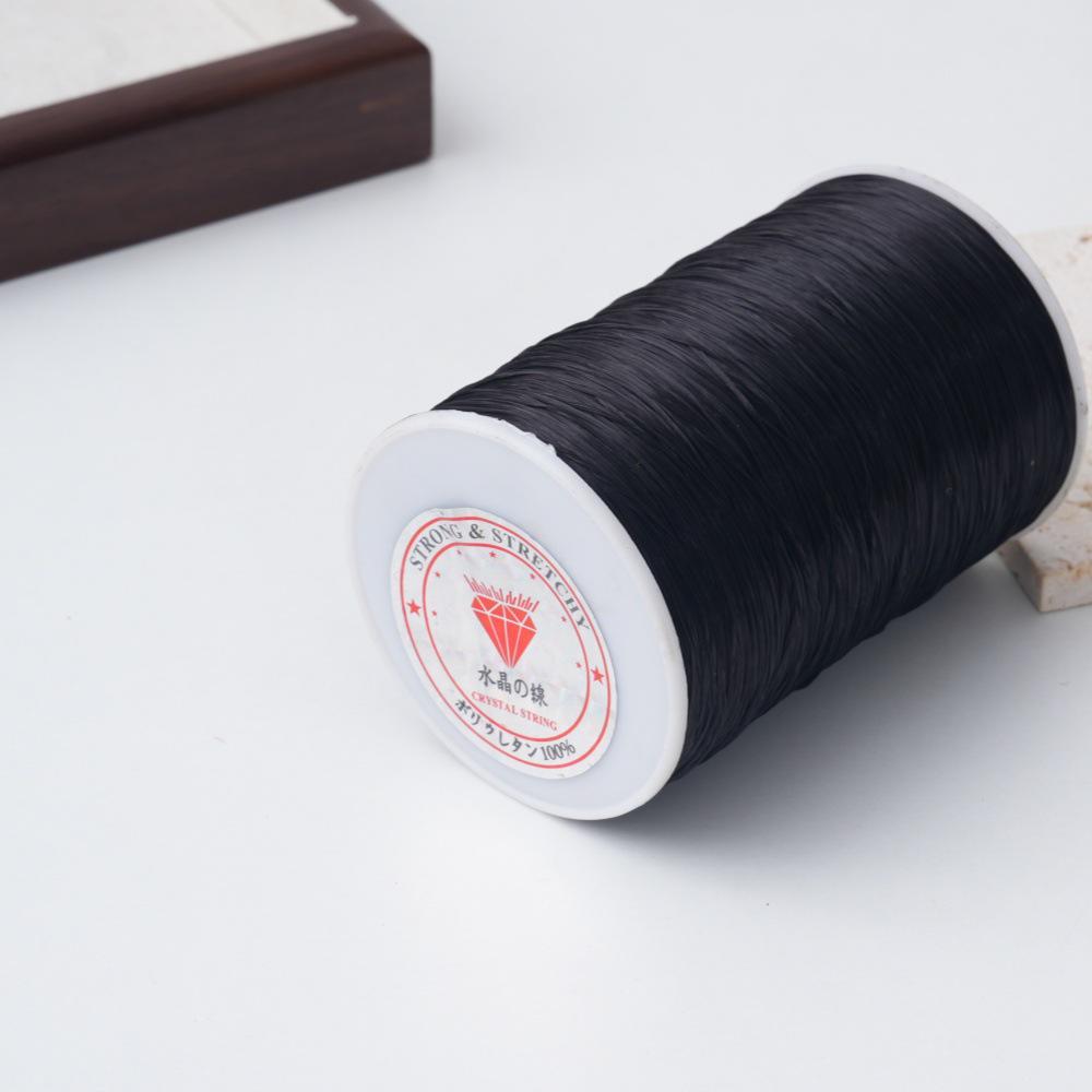 1000m Flat Elastic Thread for Beading & DIY Projects - Handmade Buddhist Bead, Crystal, Hair Extensions
