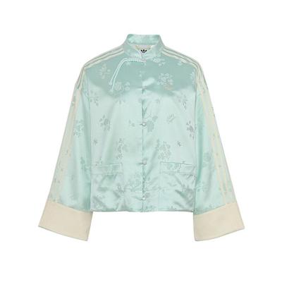Giacca Sportiva Casual Originali a Righe con Collo Rialzato Tessuto Donna Giacche KY5742