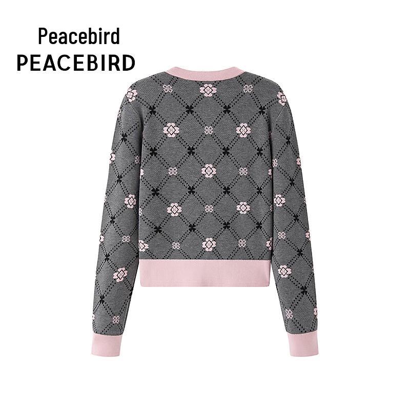 Peacebird Women's Spring Patterned Knit Cardigan