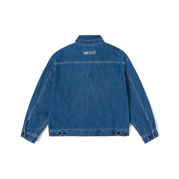 Lee Xline Series Xline FW23 Comfortable Classic Trendy Denim Jacket Men Jackets Light-Blue LMT0072065PN00FA05633