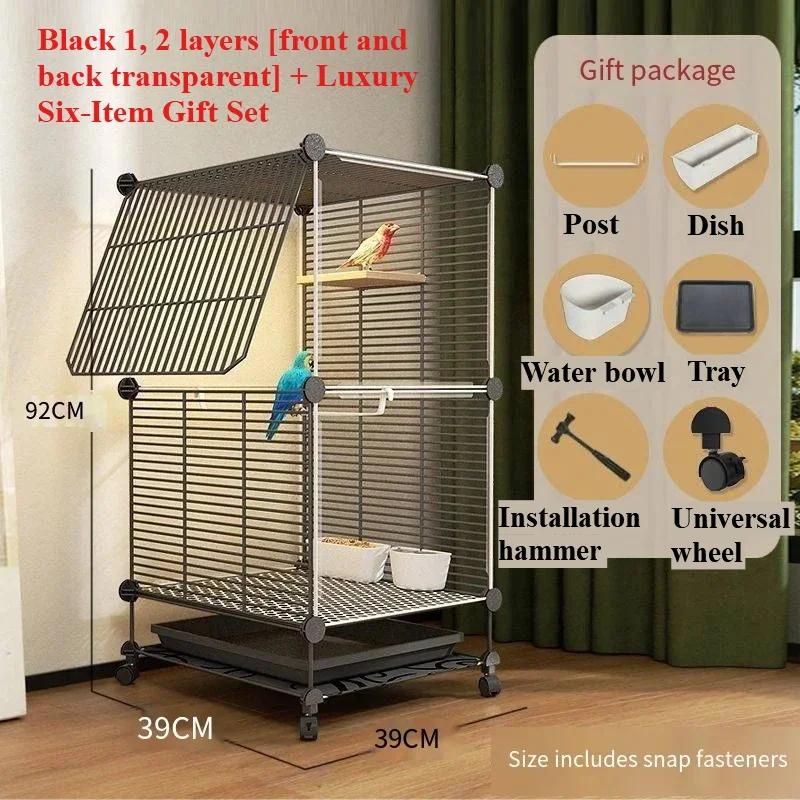 

Зашифрованная металлическая клетка для птиц с ножками, предотвращающими засорение. Поднятая и очень большая вилла для попугаев. Клетка для DIY. Попугай-тигровый попугай, попугай-корелла.
