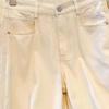 Nine Point Jeans Damen Frühling Herbst Dünn Locker Klein Hochtailliert Gerade Weites Bein Hose
