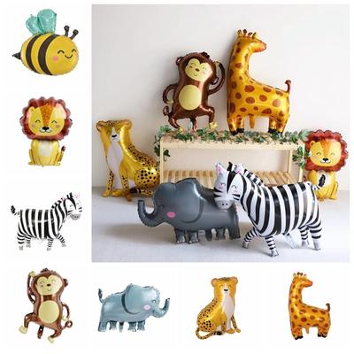 Forest Theme Cartoon Animals Foil Balloon Jungle Animal Balloons  Home Decor