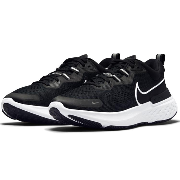 New Nike React Miler 2 'Black White' Women's CW7136-001
