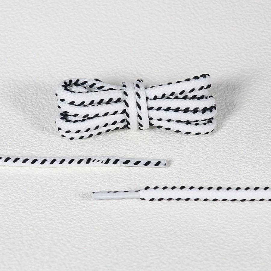 Fashion Pearl Shoe Flower DIY Oblique Round Shoelaces Shoe Decoration Accessories for Sneakers Casual White Shoe German Trainers