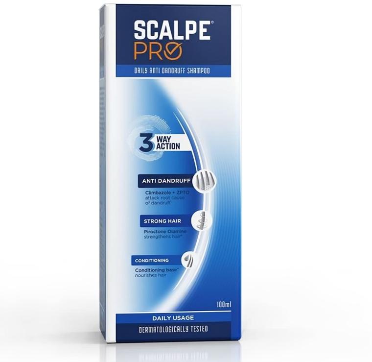 Scalpe Pro Daily Anti-Dandruff Shampoo Removes Dandruff From Source 100ml