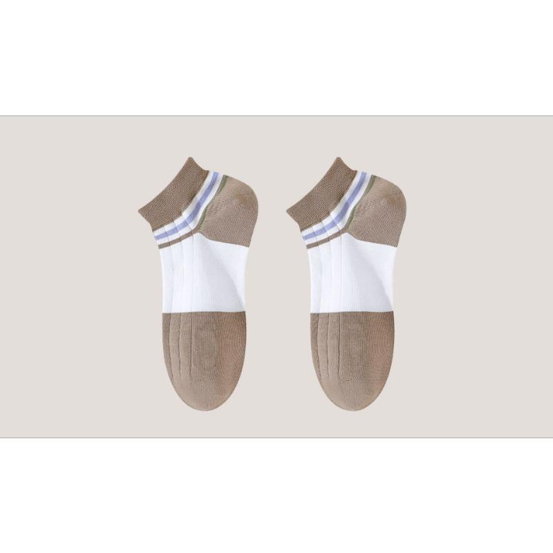Summer Low-top Casual Socks, Men's Short Socks, Pure Cotton Breathable and Anti-friction, Summer All-cotton Deodorizing and Sweat-absorbing Socks