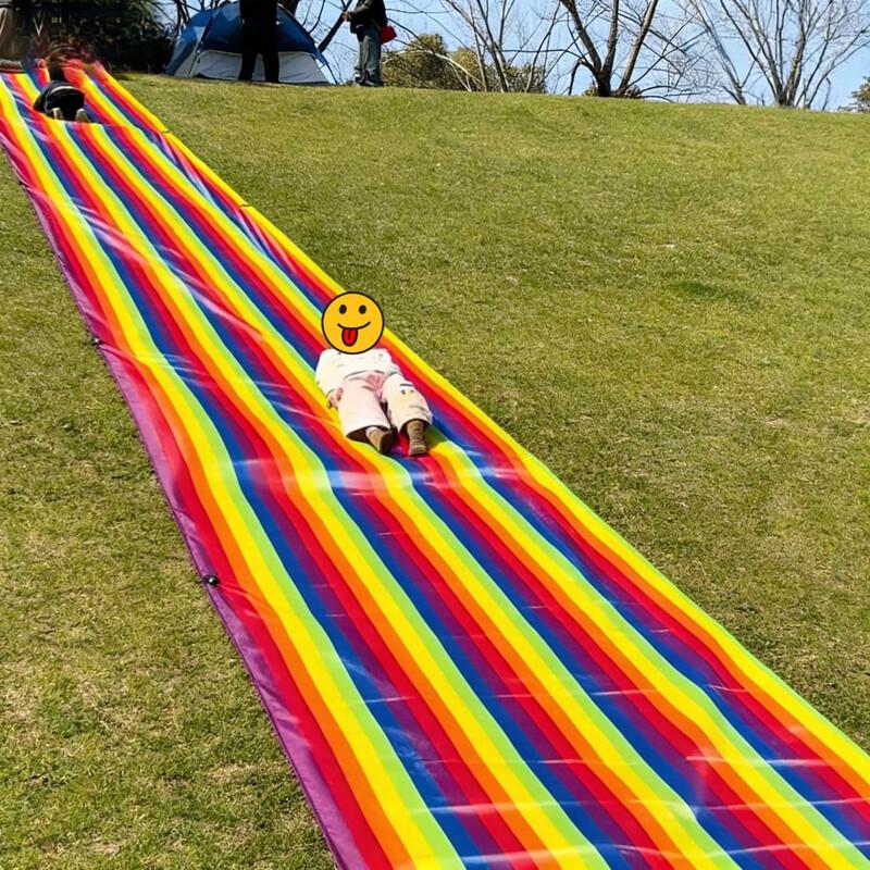 Kids Outdoor Floral Sliding Game Mat