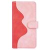 For iPhone 16 Pro Case Splicing Color PU Leather Phone Wallet Cover