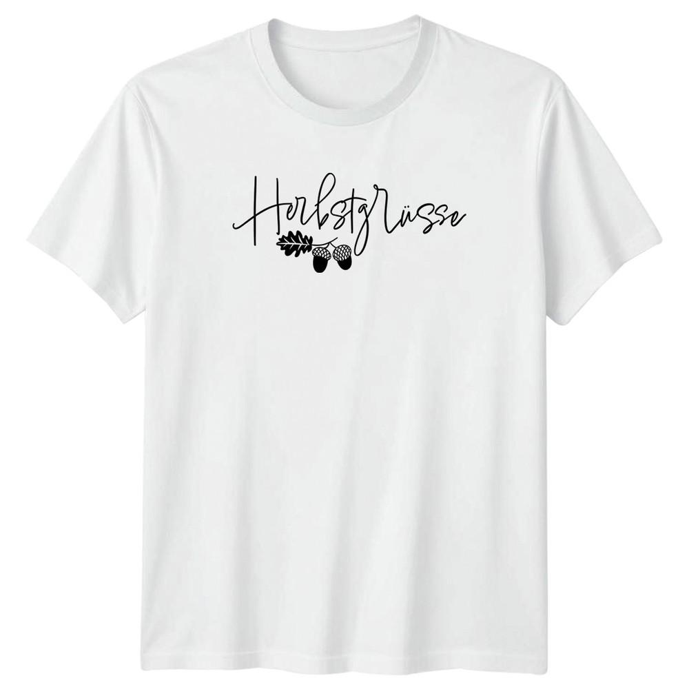 Herbstgrsse TShirt GerUnisex Nature Autumn Gift For Him And Her S