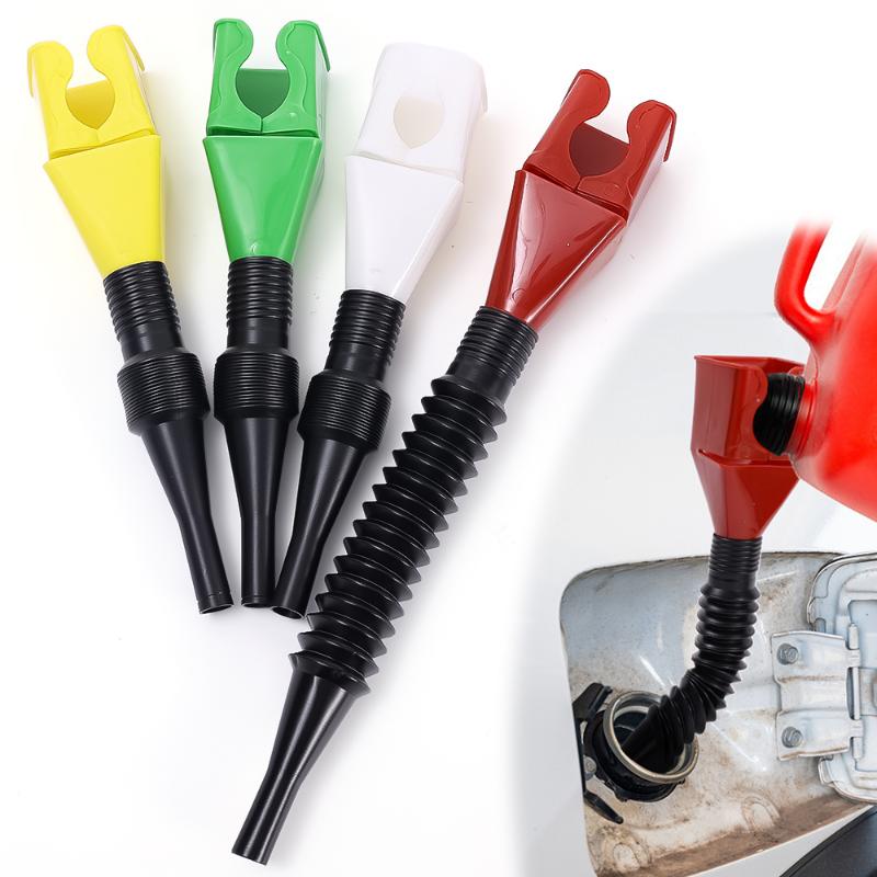 Car Telescopic Refueling Funnel Portable Foldable Car Motorcycles Engine Oil Gasoline Filter Transfer Funnels Tools 5 Colors