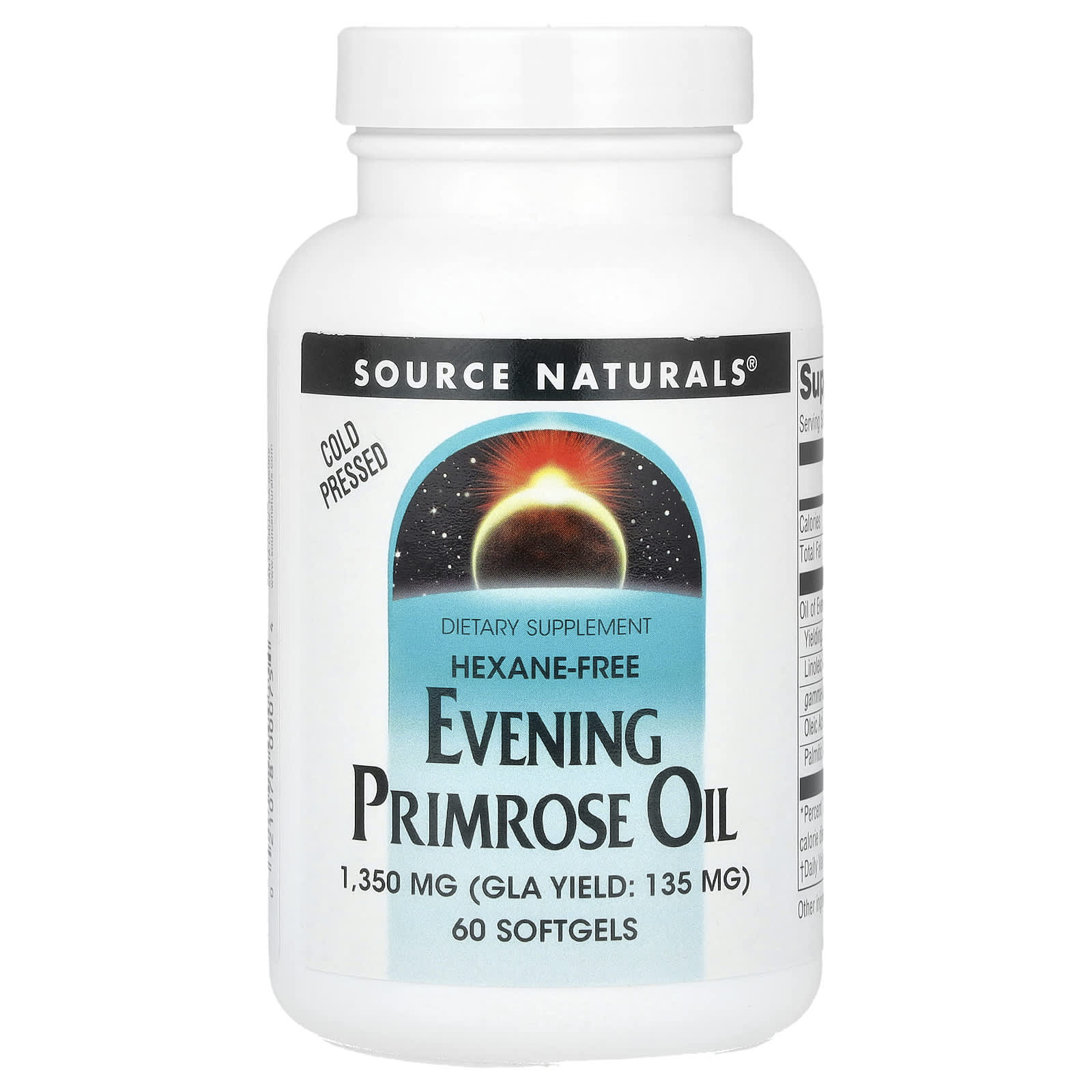 

Source Naturals, Evening Primrose Oil, 1,350 mg, 60 softgels