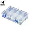 Multifunctional Tool Case 20*13.5*4.5cm Large 8 Grids Plastic Storage Box Screw Electronic Component Transparent Organizer