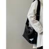 IELGY Ladies Tote Bag All-Match Large-Capacity Black Shoulder Messenger