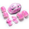 7Pcs/Set Roller Skating Kids Boy Girl Safety Helmet Knee Elbow Pad Sets Cycling Skate Bicycle Scooter Protection Safety Guard