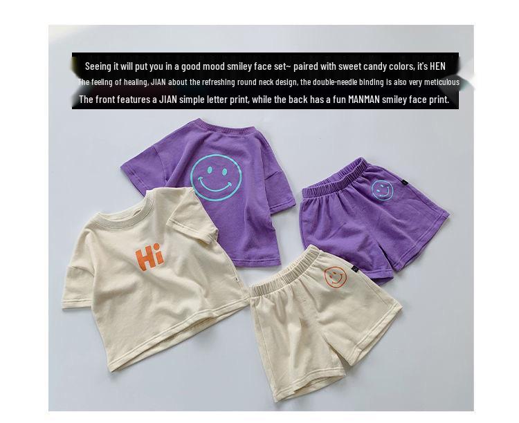 Stylish Boys' Summer Suits 2024: New Short-Sleeved Children's Outfits