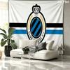 Club Brugge Wall tapestry, aesthetic printed fabric blanket, suitable for bedroom, living room, and home decor.