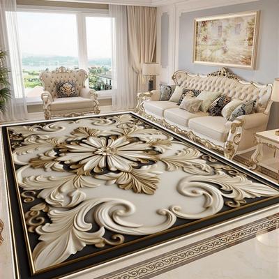 Flower 3D Carpet for Bedroom Home Decor Large Area Living Room Soft Rug Kitchen Anti-Slip Lounge Bathroom Corridor Mat Decorate