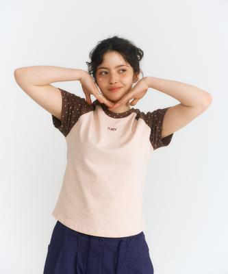 Peulleoti Star Raglan T-Shirt (Pink)