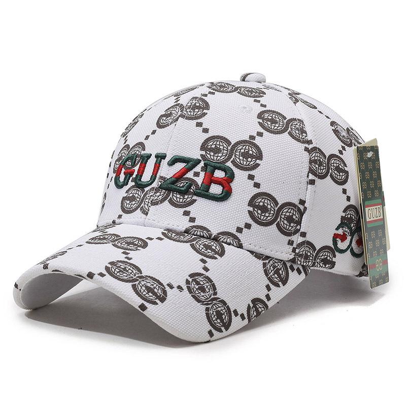 

New embroidered letter baseball cap men and women outdoor leisure sunscreen sunshade fashion versatile travel Adjustable білий