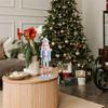 10 Inch Nutcracker Puppet Wood Nutcracker Statues Doll Exquisite Nutcrackers Soldier Ornament  Girl