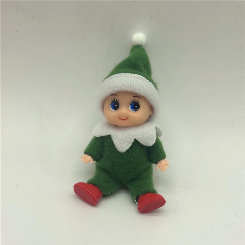 Christmas Mini Baby Elf Dolls Todder Elves Shining Kindness Craft Toddler Doll Toy Shelf Decoration Tiny Gift For Girls Kids