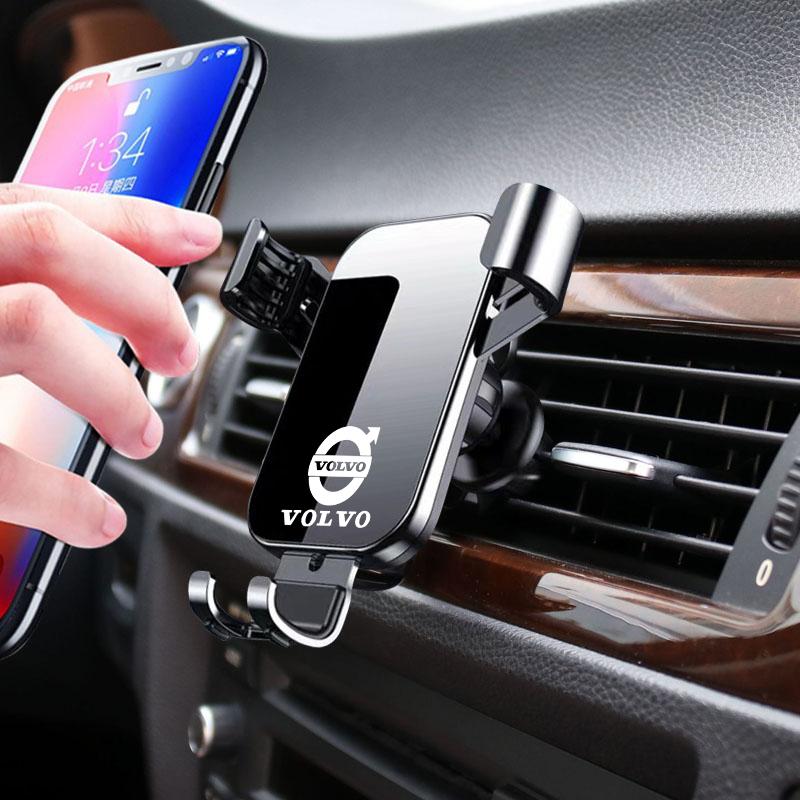 Car Phone Holder Stand Mobile Smartphone Air Vent Gravity Car Mount For Volvo Xc60 Xc90 V40 V60 S60 V50 V90 S80 C40 XC40 V70 C30