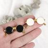 Gifts Sunglasses Shape Jewelry Enamel Pins Suit Accessories Glasses Brooch Brooch Badge Collar Pins