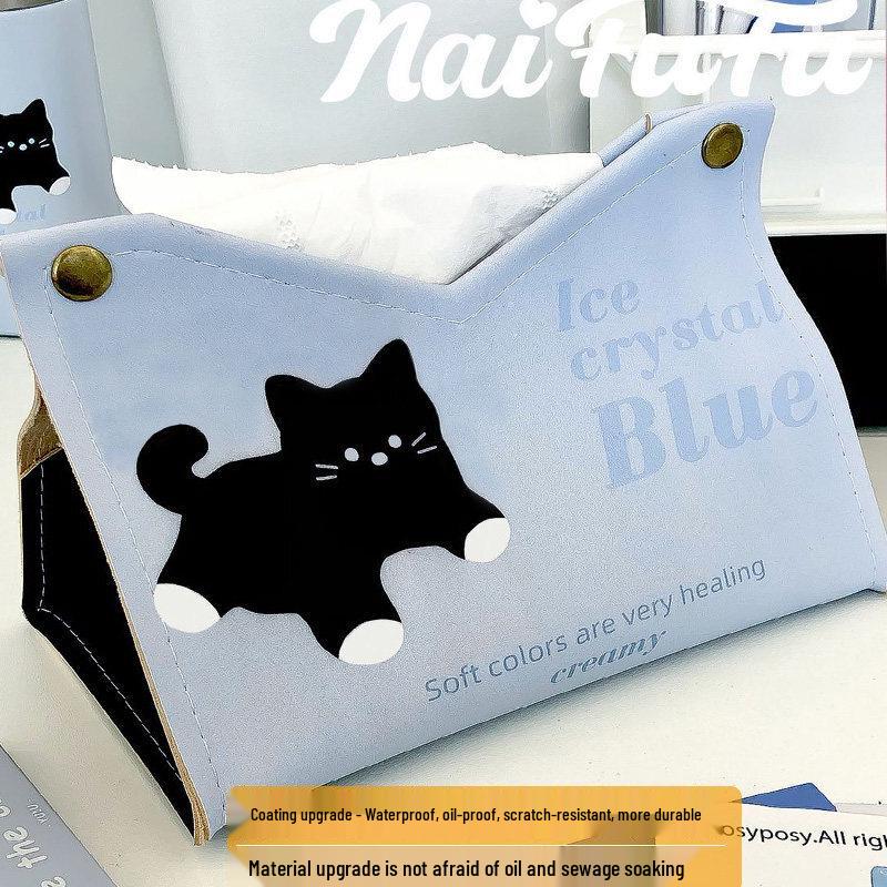 Pink Puppy Desktop Tissue Box