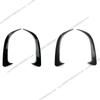 2pcs Gloss Black Rear Bumper Spoiler Fins Trims For Mercedes-Benz CLA-Class W117 C117 CLA200 220 250 260 45 AMG 2013-2019 Tuning