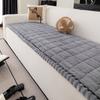 Sofa Cushion Nordic Minimalist Four Seasons Plush Sofa Towel Solid Color Stripes Thick Flannel Anti Slip Non Stick