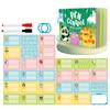 Write Wipe Activity Book Toddler Pen Control Training Book Funny Pen Guide Training Card Book for Children Early Learning