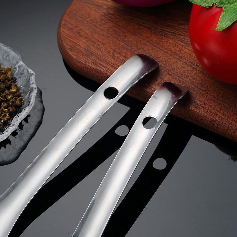 Stainless Steel Kitchen Spoon With Holes Cuisine Caviar Builder Roe Sauce Strainer Spoon Durable Kitchen Cooking Gadgets