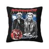 French Rock Music Johnny Hallyday Cushion Cover Polyester Throw Pillow Case Living Room Decoration Bedding Sofa Pillowcase
