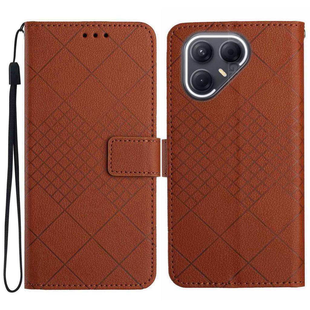 For TECNO Pova 7 5G Case Wallet Imprint PU Leather Flip Folio Phone Cover
