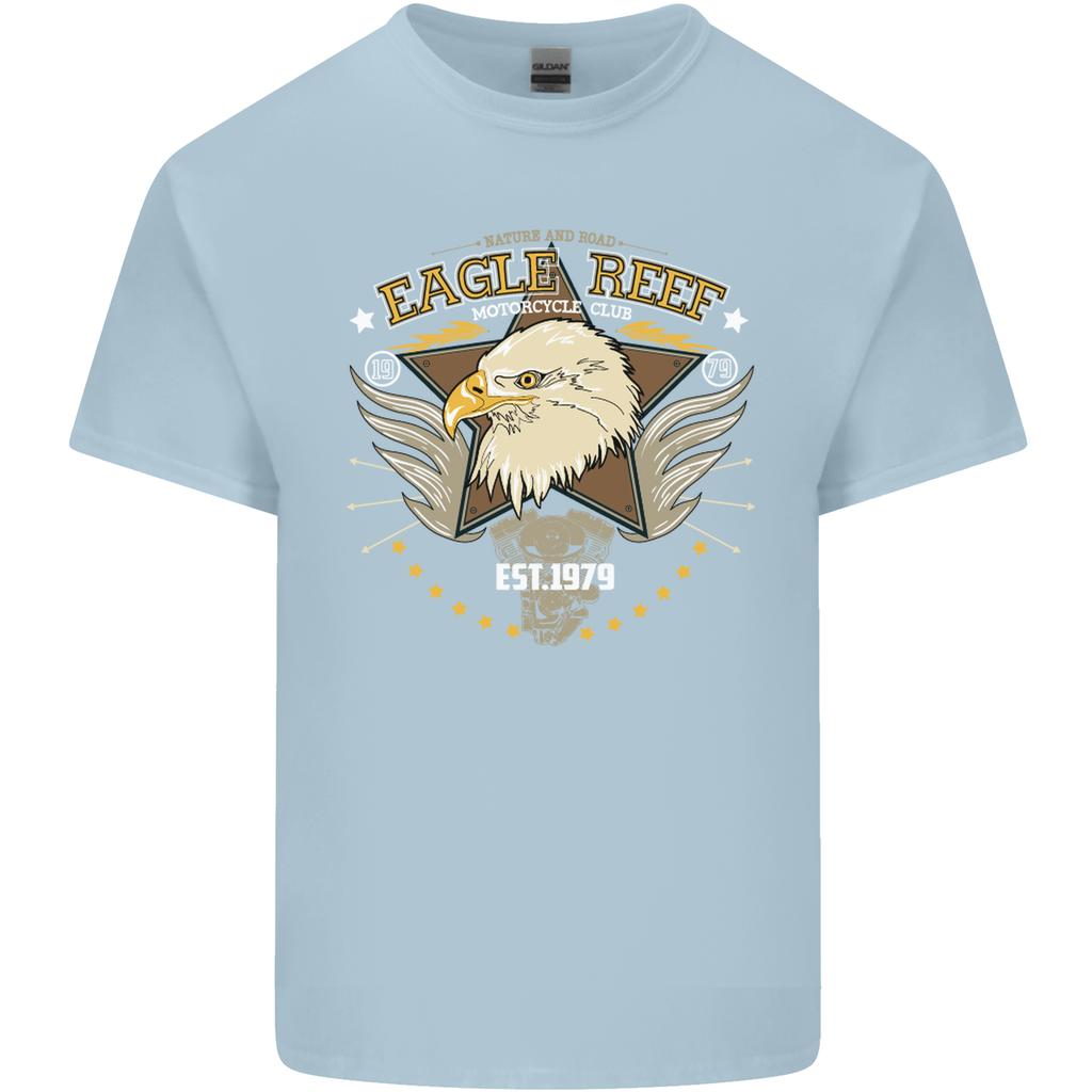 Eagle Reef Motorcycle Motorbike Biker Unisexs Light Cotton TShirt