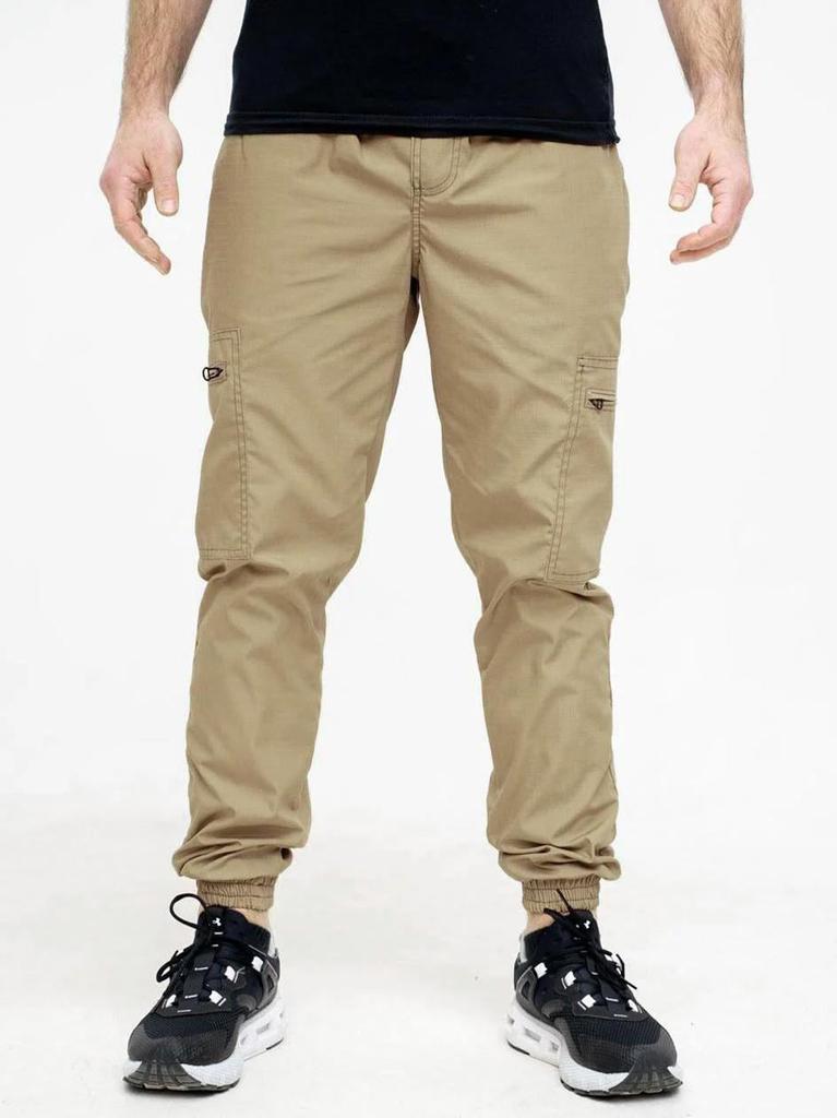 Light Beige Jigga Wear Crown Ripstop Cargo Jogger Pants XXL