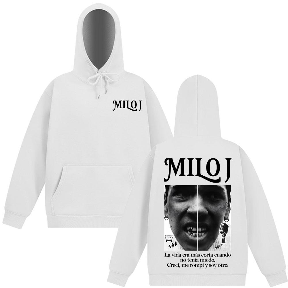 Rapper Milo J Vintage Grafische Hoodie Mannen Vrouwen Mode Hip-hop Pullover Lange Mouwen Casual Harajuku Hoge Kwaliteit Sweatshirts