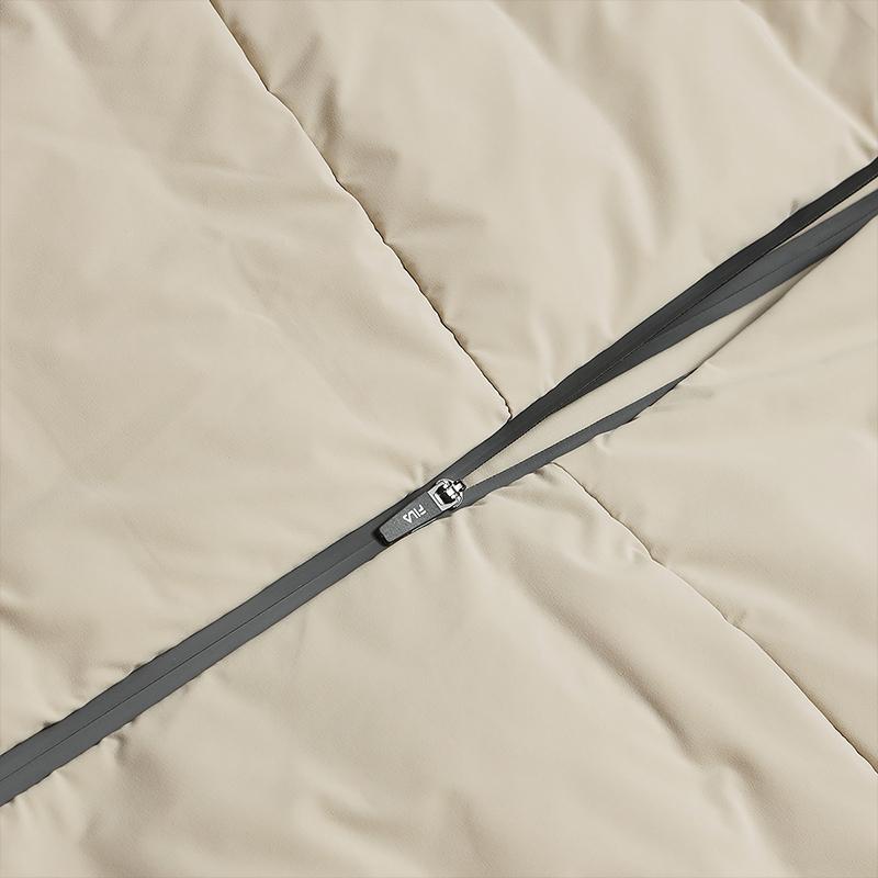 Fila Golf Series Minimalist Casual Sports Detachable Two-Piece Goose Down Warm Jacket Men Outerwear A61M545905FLK