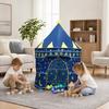 Kinderburg Zelt, Prinzessinnen Spielhaus für Mädchen, Indoor Outdoor Einfach Aufzubauen Spielzelt mit Stern Mond Design, Geburtstagsgeschenk für Kleinkinder
