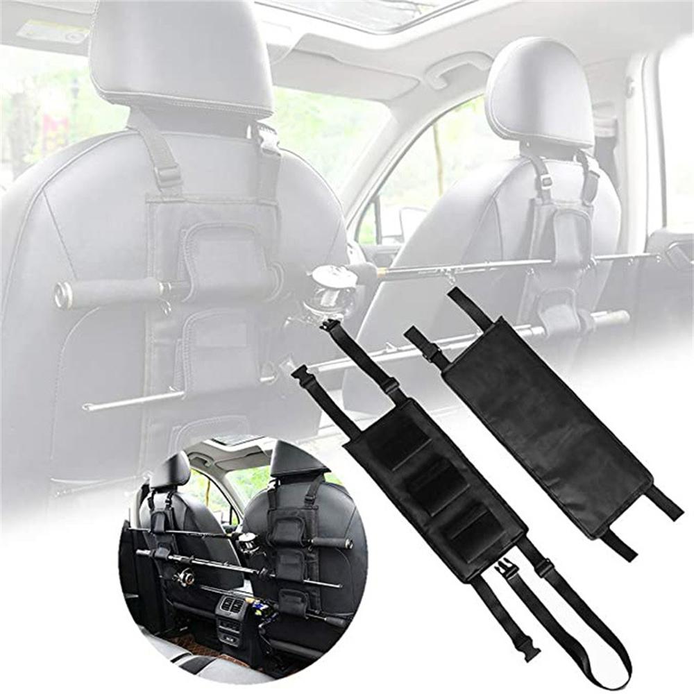 2pcs Car Fishing Rod Storage Vehicle Rod Carrier Vehicle Backseat Rod Holder Car Fishing Pole Organizer Car Holder for Cellphone
